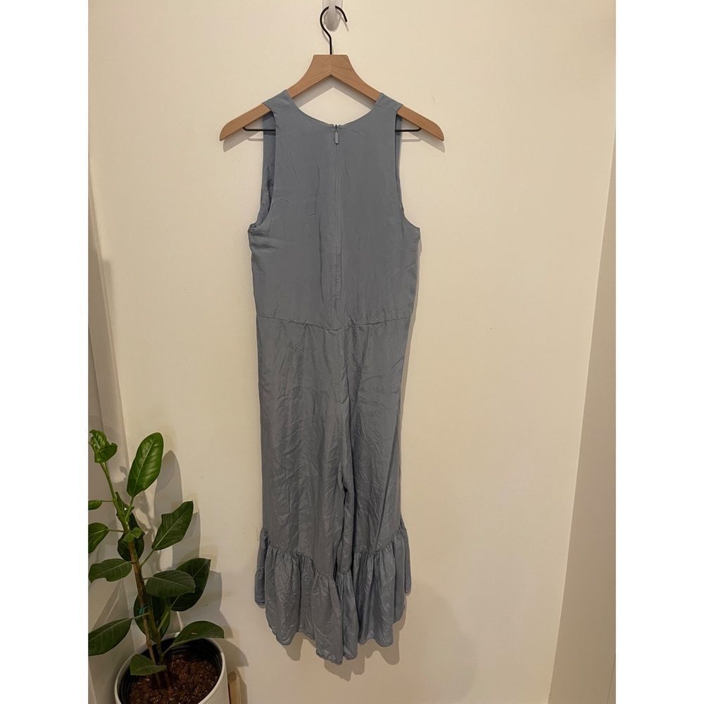 Tibi Ruffle Hem Jumpsuit